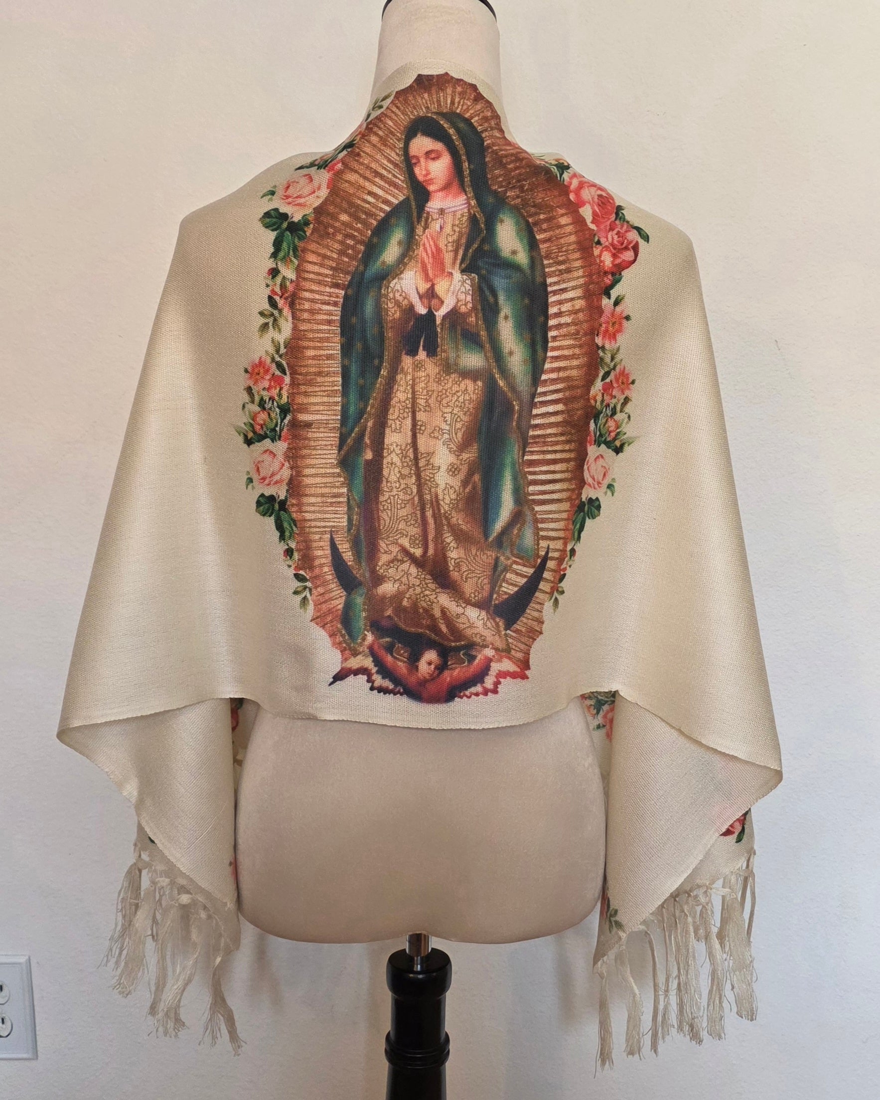 Religious Rebozo for Girls – Our Lady of Guadalupe | Lightweight  Shawl | First Communion / Church (Ages 6–10)