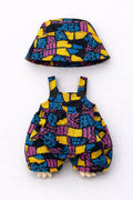 Handmade Plush Doll Outfit – Overalls & Hat Set - SALLY PATCHES  | Custom Mini Doll Clothing | Artisan Sewn Outfit