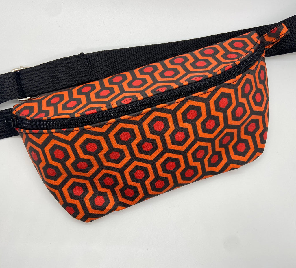 Handmade Fanny Pack | Adjustable Waist & Crossbody Bag | Geometric patterns | Inspired by iconic cinematic