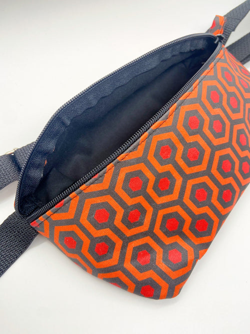 Handmade Fanny Pack | Adjustable Waist & Crossbody Bag | Geometric patterns | Inspired by iconic cinematic