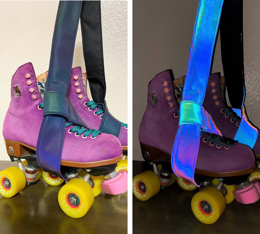 Reflective Iridescent Roller Skate Carrying Leash