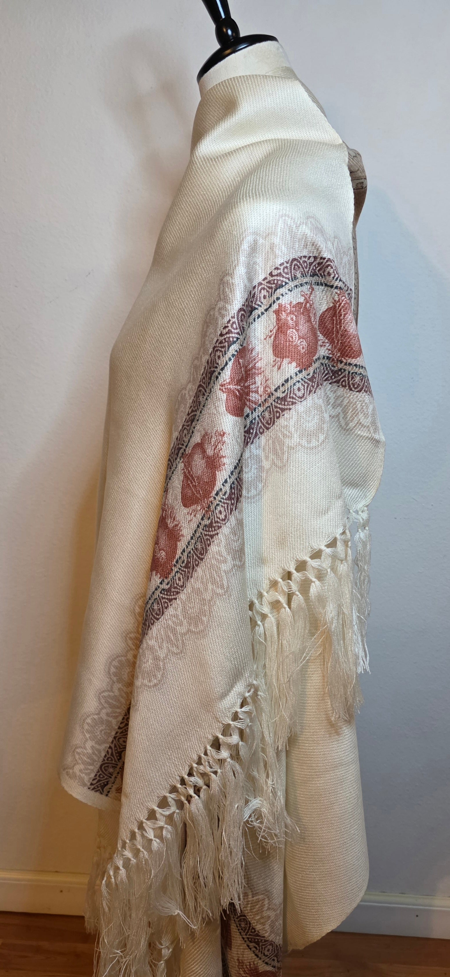 Corazones De Jesus, Jose Y Virgen Maria Rebozo con brillantes Rhinestones