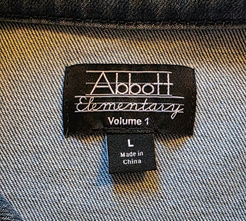 Virgen De Guadalupe new women's denim Blue jacket stretch Sz Large /embroidered 3D Apliques Rhinestones